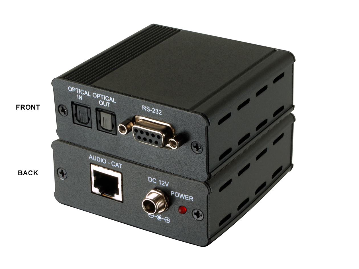 ANI-03TCDRX: OPTICAL AUDIO 492 FT (150M) OVER SINGLE CAT5e/6/7 RECEIVER