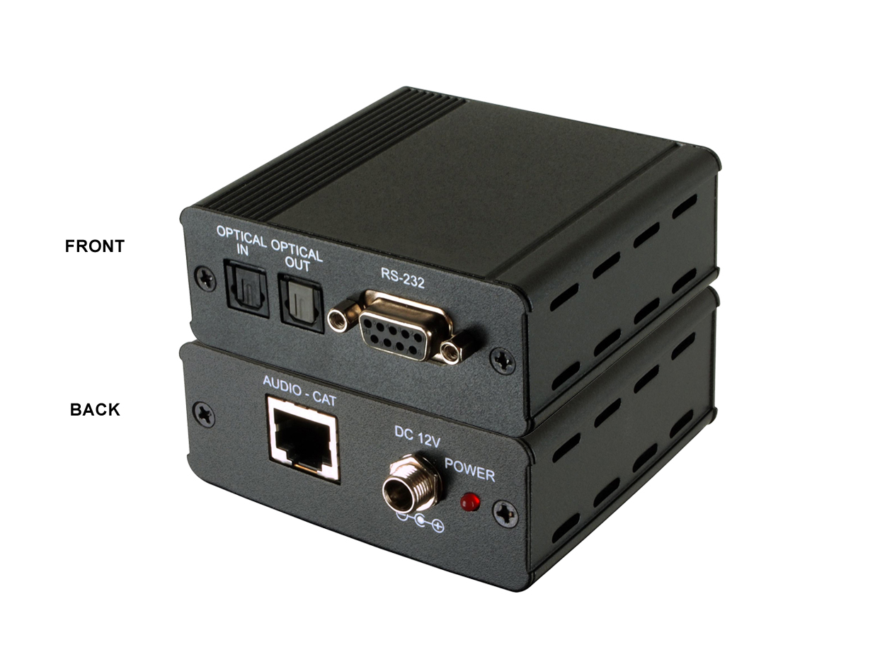 ANI-03TCDTX: OPTICAL AUDIO 492 FT (150M) OVER SINGLE CAT5e/6/7  TRANSMITTER