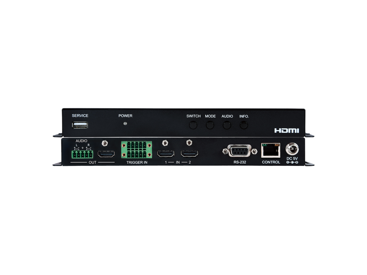 ANI-2PIP-LOGO: 2 CHANNEL HDMI 1080p Dynamic Multiviewer PiP/PoP with LOGO Inserter