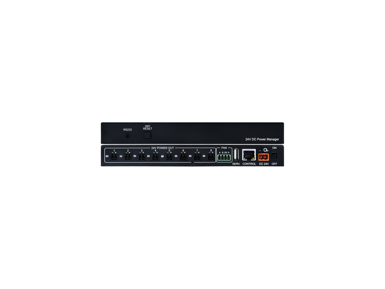 ANI-8PDU-24V: 8-PORT 24V DC POWER REMOTE TCP IP MANAGED PDU