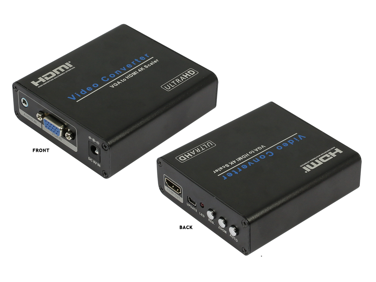 ANI-VGAHDMI4K: VGA TO HDMI 4K2K SCALER CONVERTER BOX